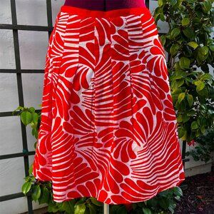 Florence Broadhurst x Kate Spade Collaboration skirt in  "Fingers" Sz 10 SMALL
